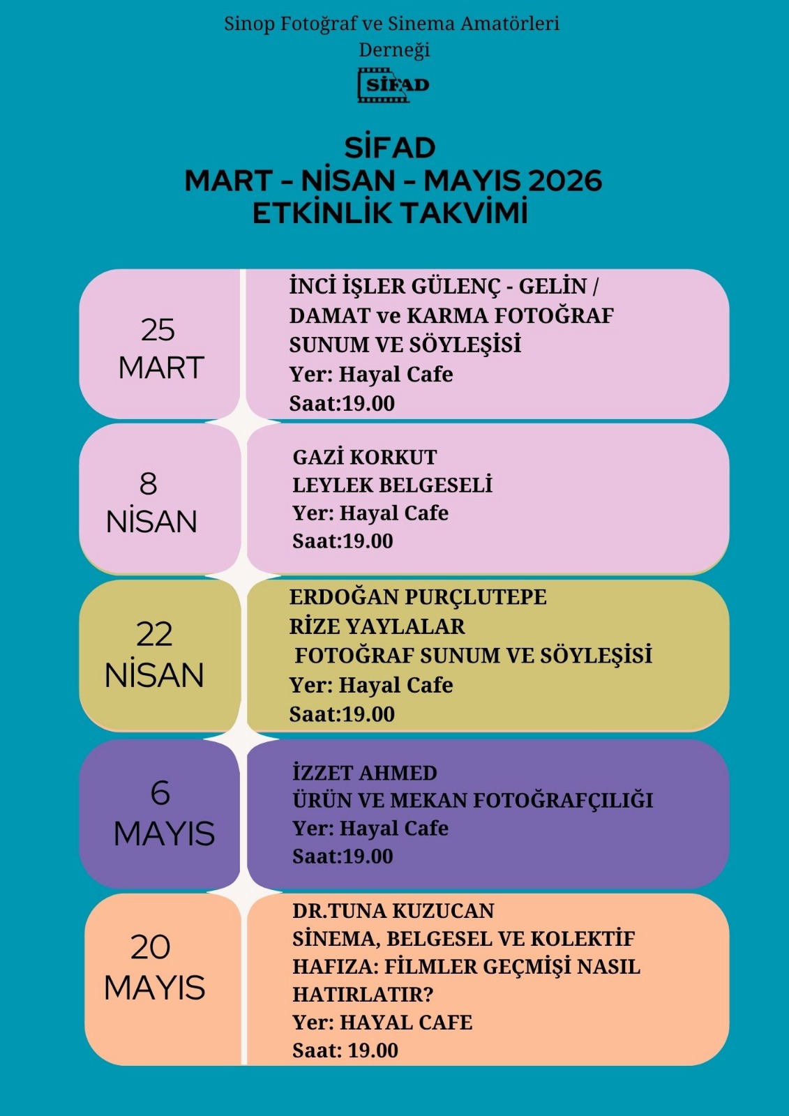 Etkinlik Takvimi